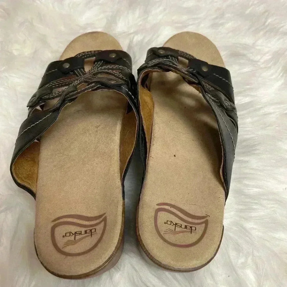 *Dansko Serena Black Slide Women’s Size 41 - Picture 3 of 9